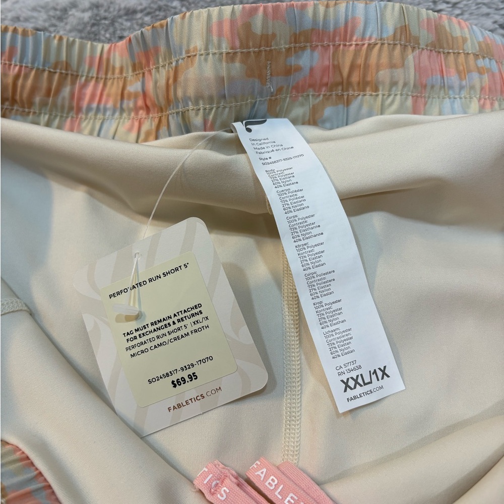 NWT Fabletics Run Shorts - Picture 3 of 8